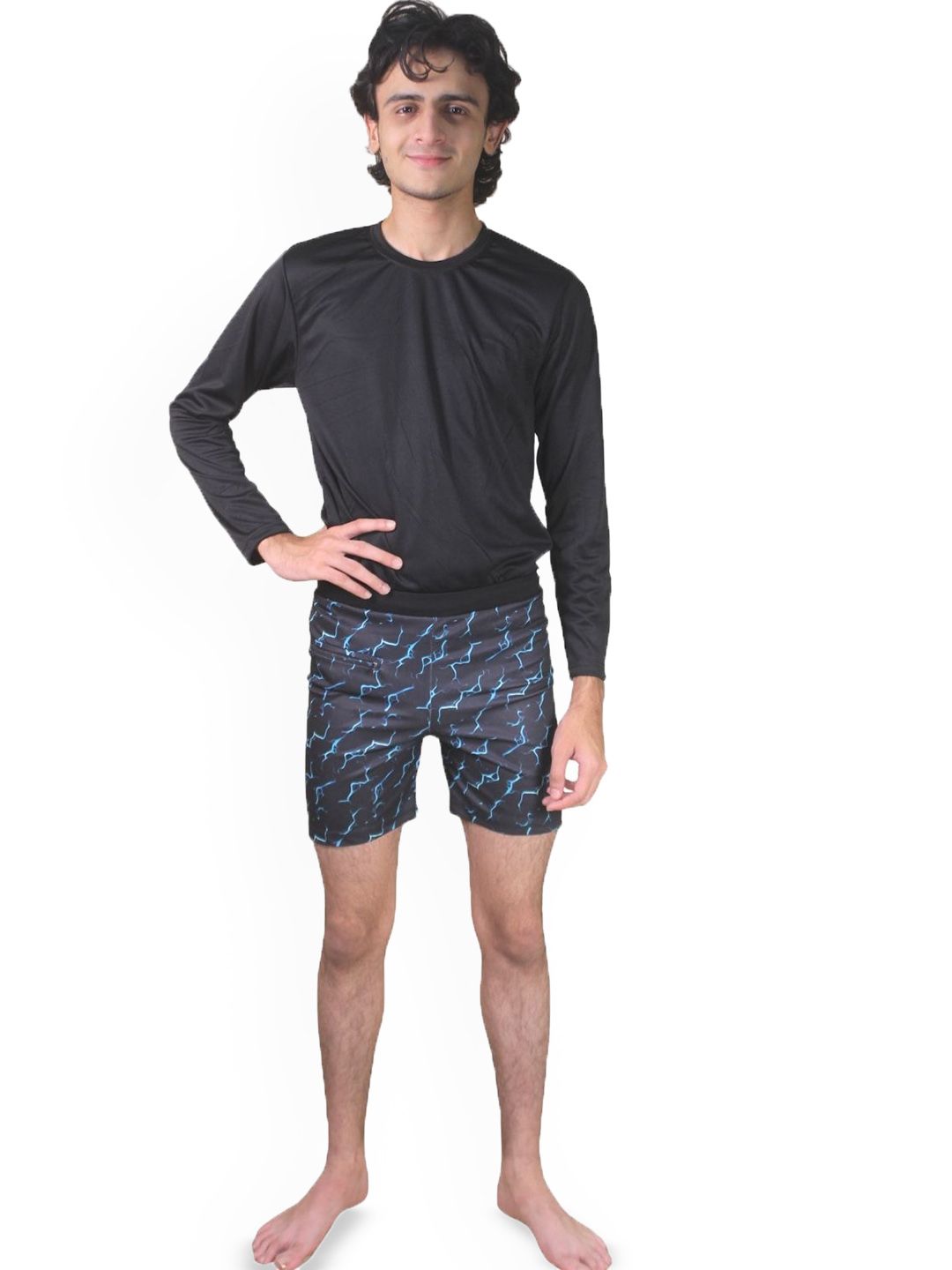 .Aqua Holic Men Printed Swim Shorts-image-14