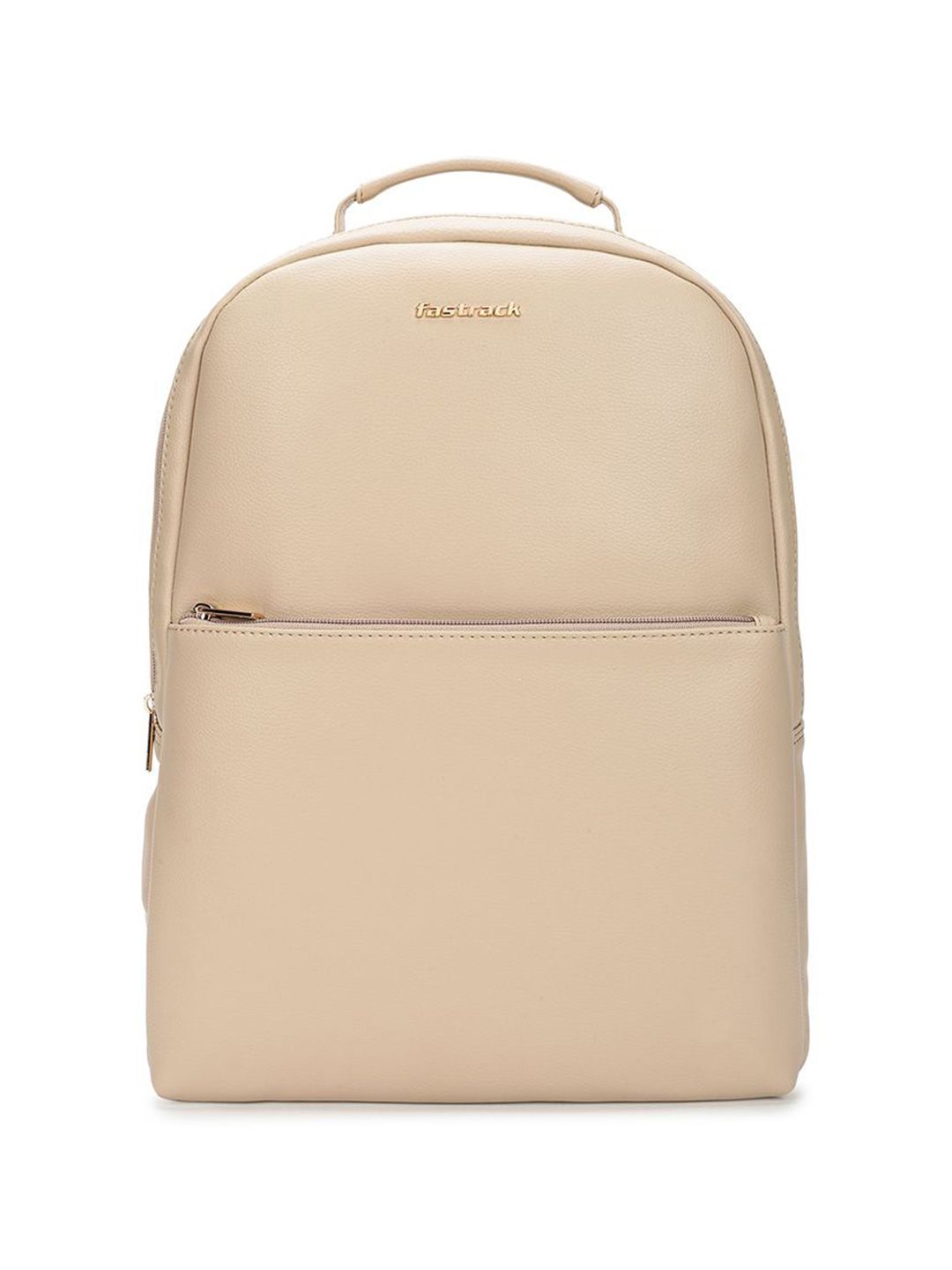 Fastrack Beige Textured Backpack Fits Upto 14" Laptop