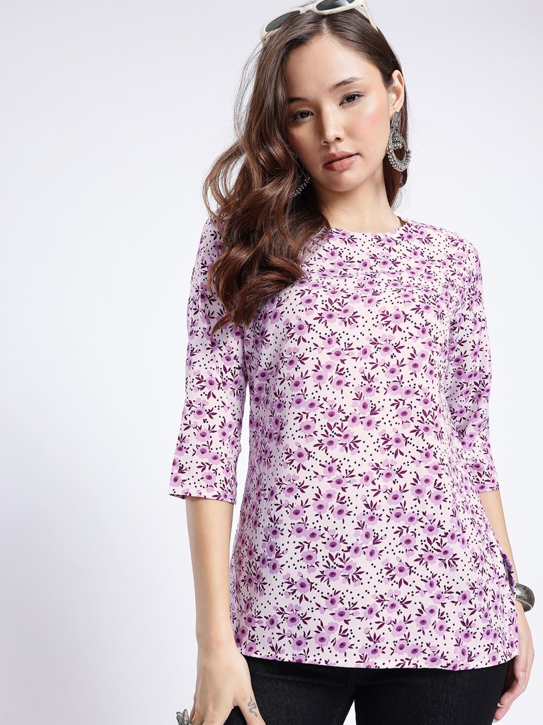 Anouk Rustic Floral Printed Straight Kurti-picture-17