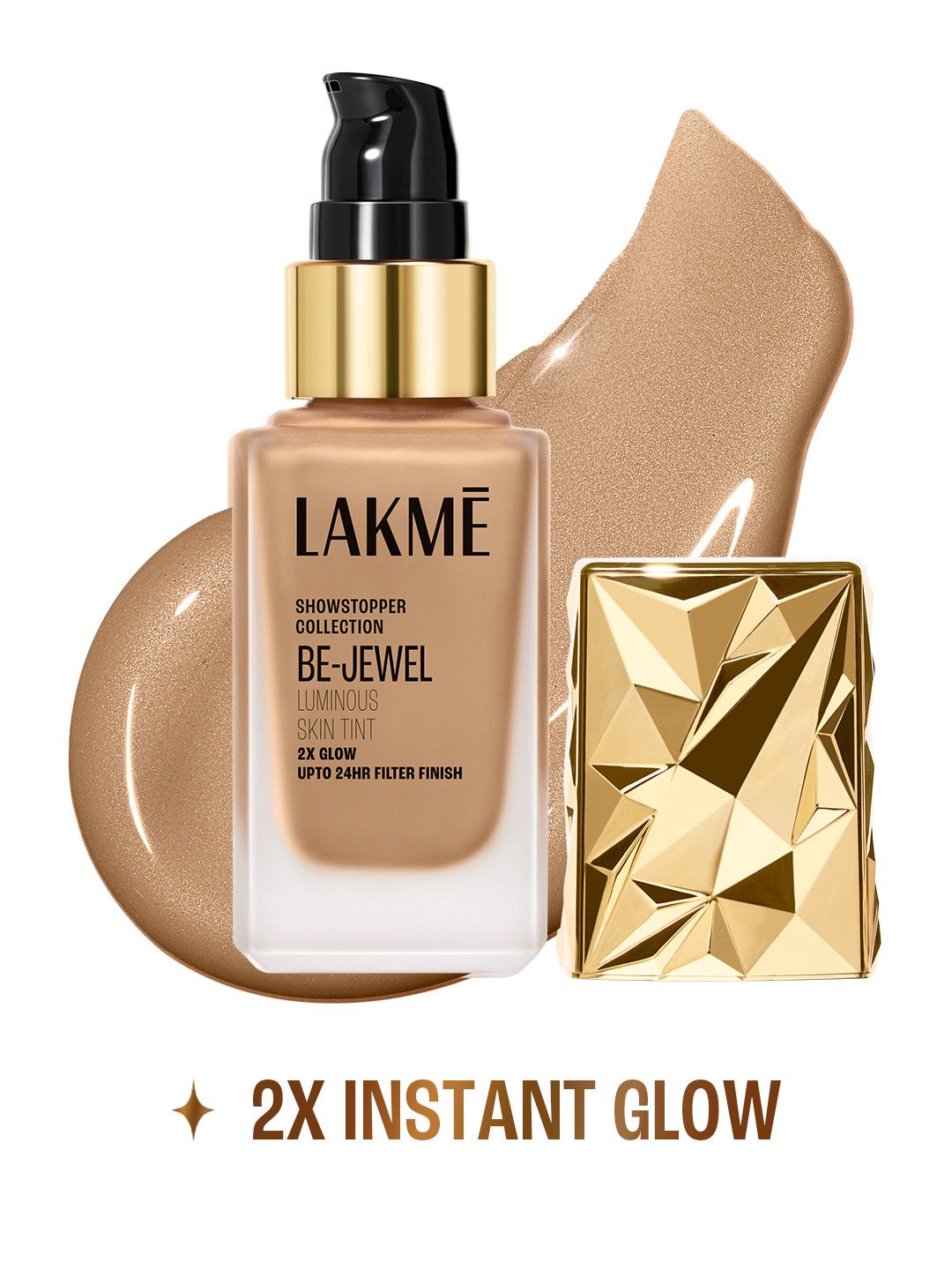 Lakme Showstopper Be-Jewel Luminous Skin Tint 25 ml - Cool Walnut C380-image-9