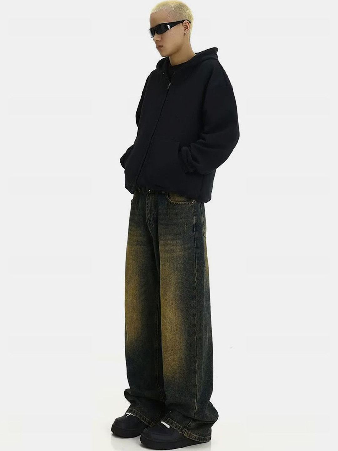 StyleCast Men Baggy Mid-Rise Cotton Retro Denims Jeans-picture-28