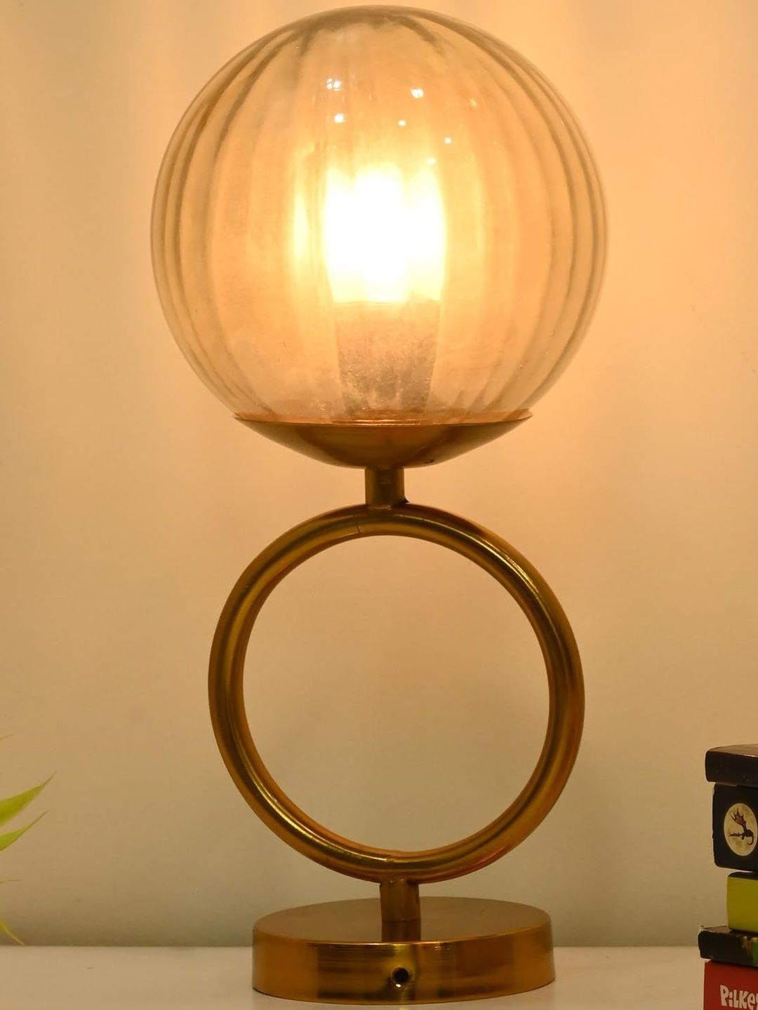 1ST TIME Gold Glass Cylinder Table Lamps-image-10