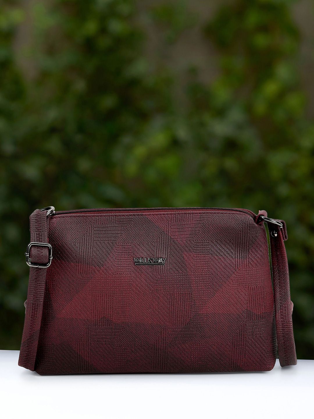 WALKWAY by Metro Women Textured Crossbody Sling Bag with Pouch-image-28