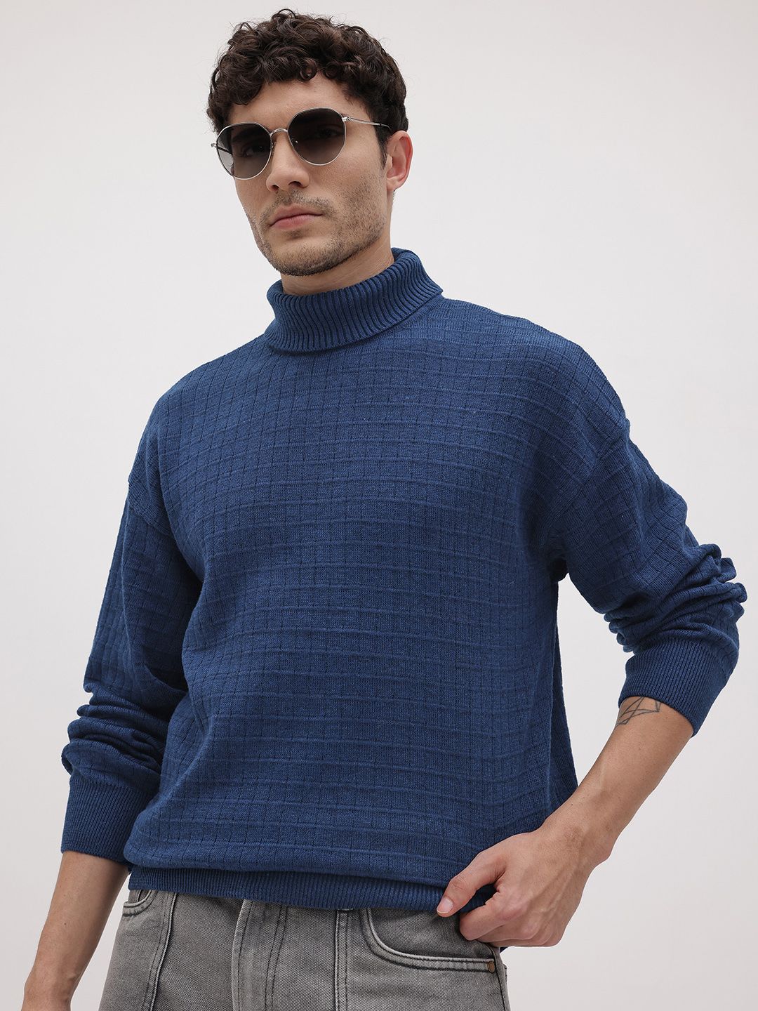 The Roadster Life Co. Turtle Neck Relaxed Pullover-picture-10