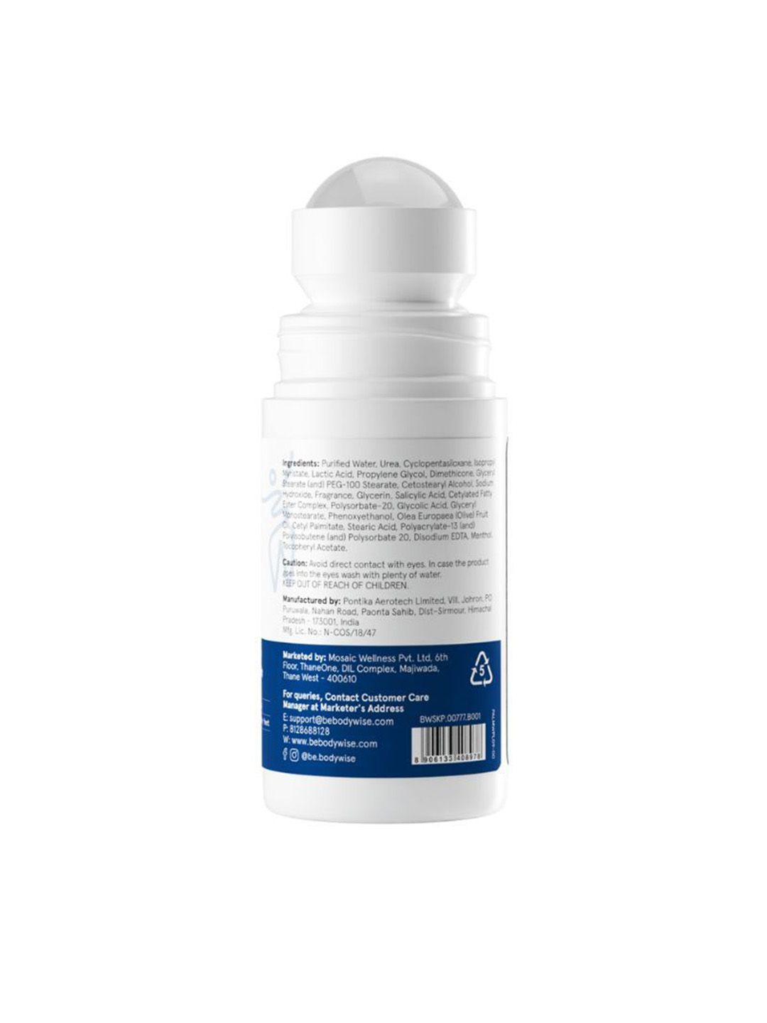 Be Bodywise 30% Urea Foot & Heel Roll On For Very Dry Feet & Cracked Heels - 50 ml-image-6