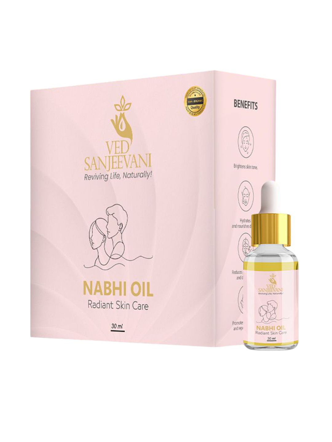 Ved Sanjeevani Radiant Skin Care Nabhi Oil - 30 ml-image-37