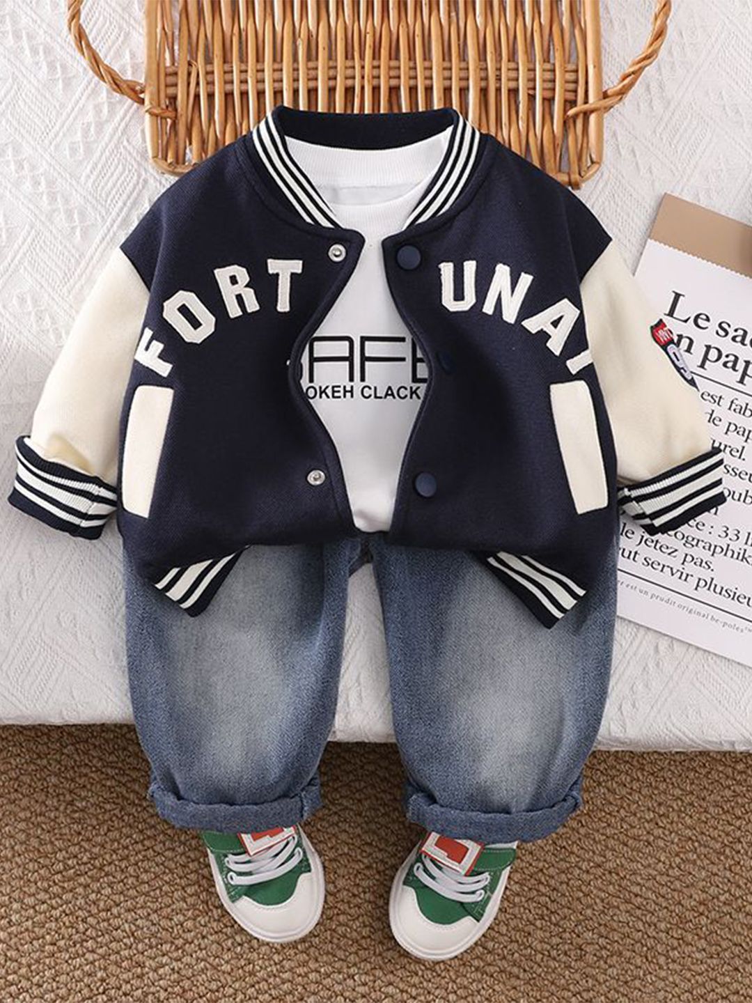 StyleCast x Revolte Boys Printed T-shirt and Trousers Clothing Set-picture-23