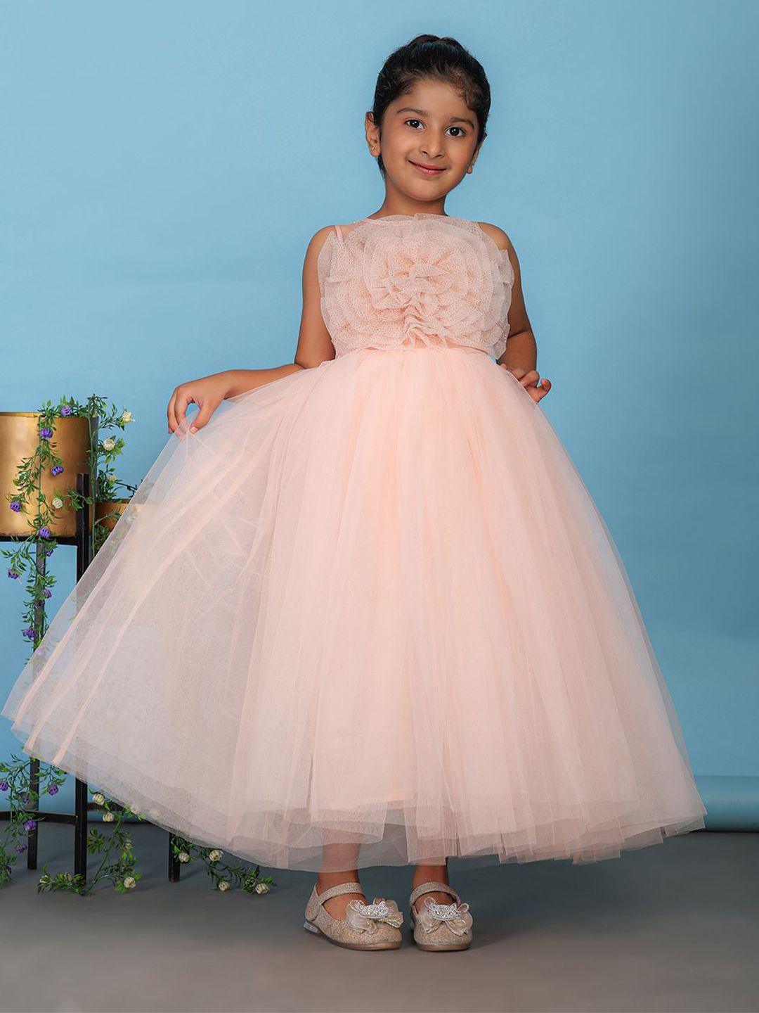 Toy Balloon kids Girls Applique Gown-picture-29