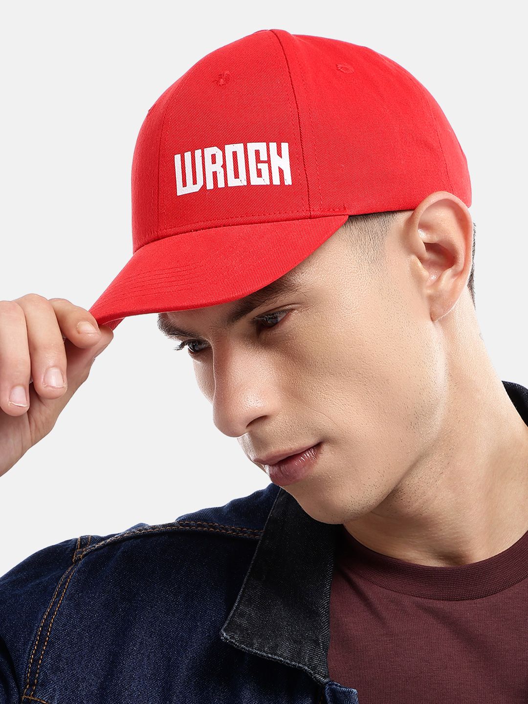 WROGN Men Printed Pure Cotton Snapback Cap-picture-15
