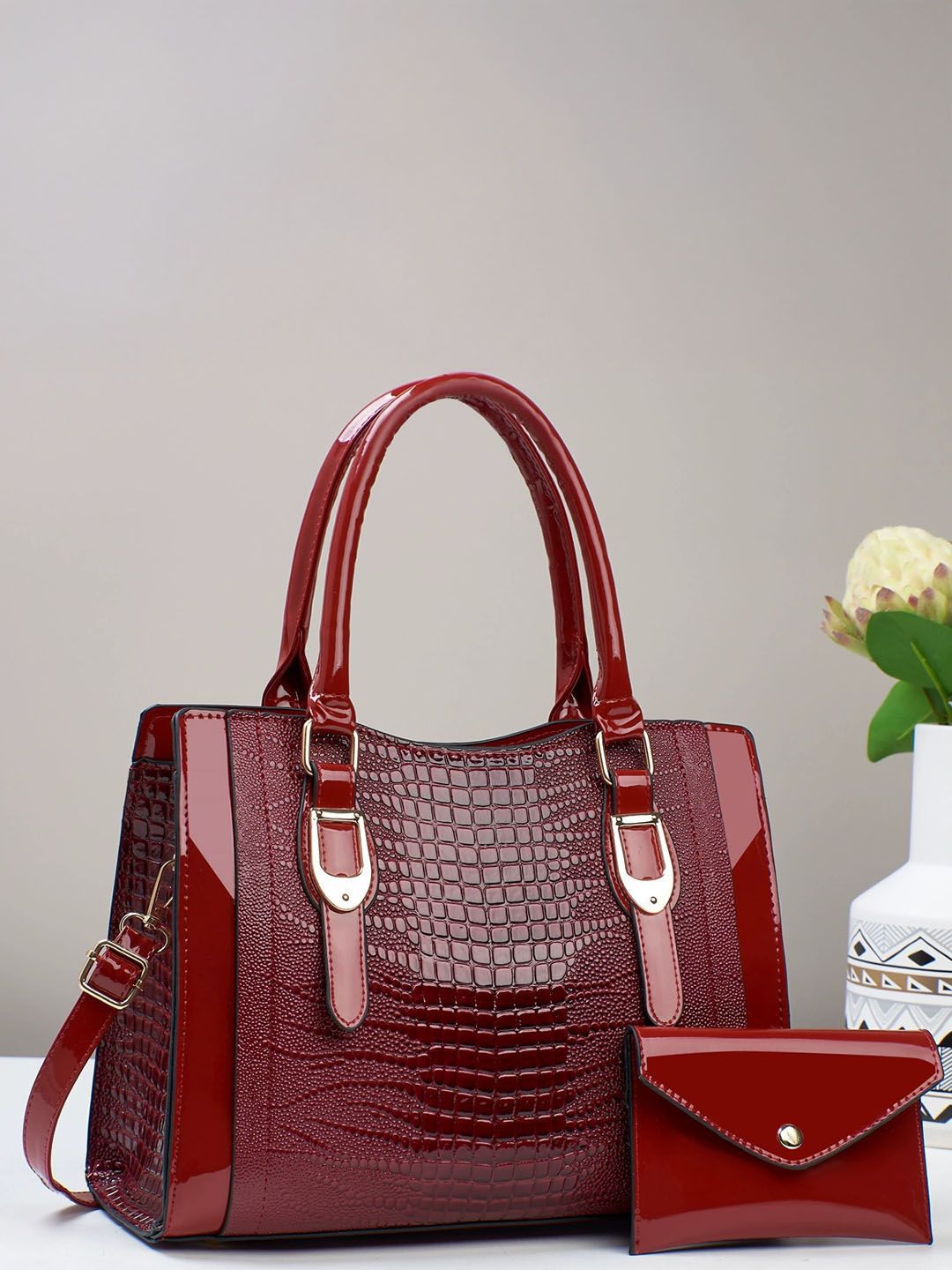 StyleCast Women Geometric Textured Shoulder Bag-picture-32
