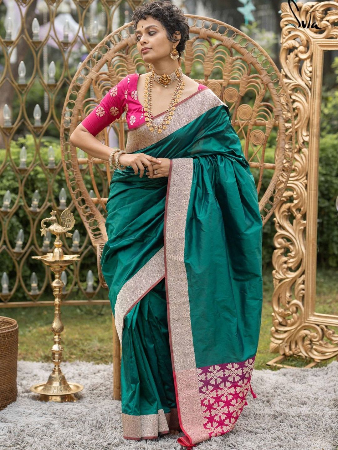Suta Woven Design Border Saree-image-31