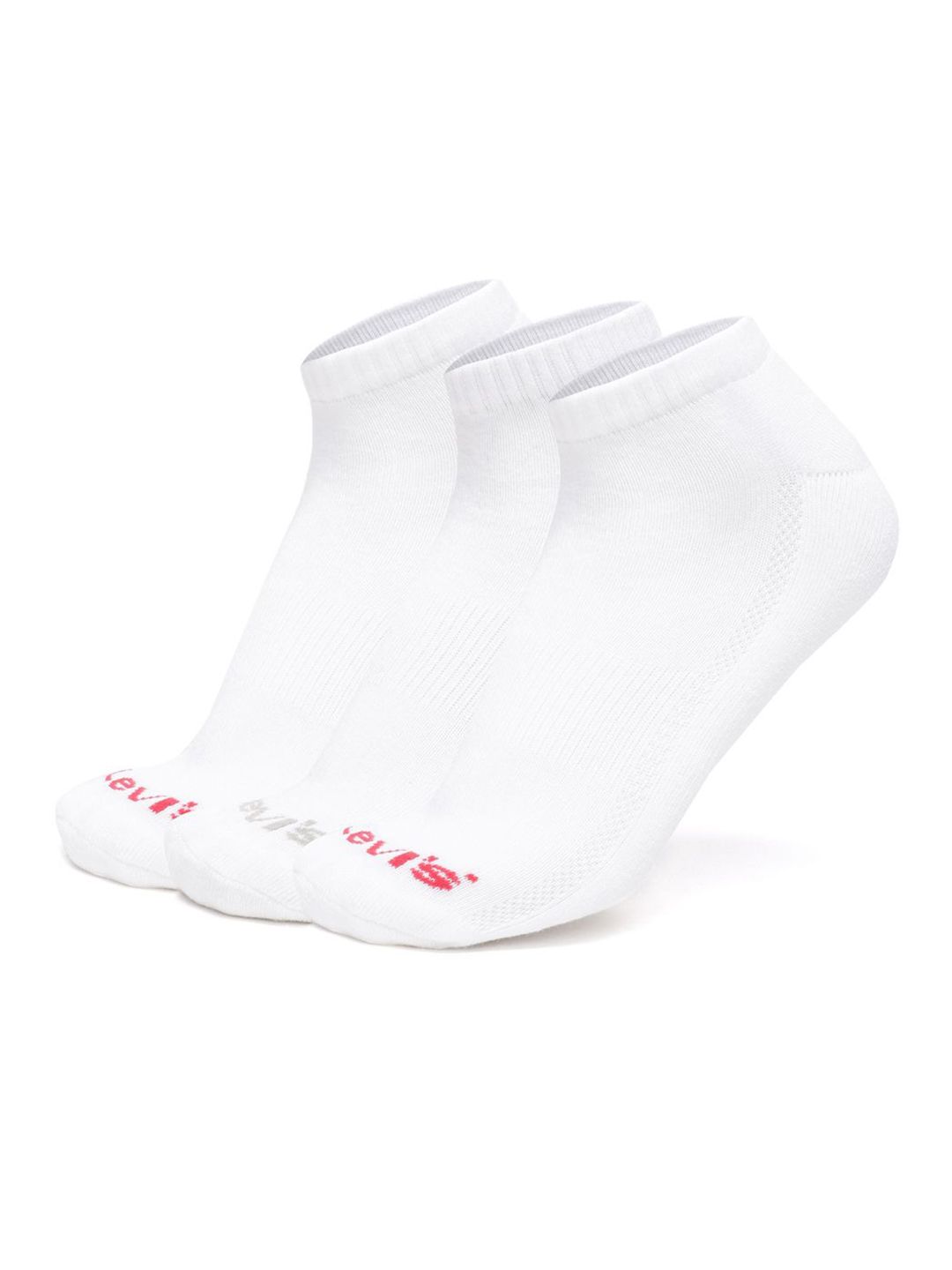 Levis Men Pack Of 3 Cotton Stretch Ankle Length Socks With Cushioned Sole-image-42