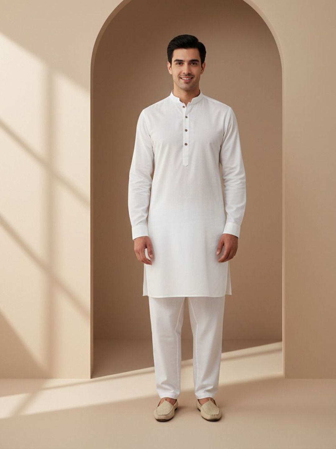 JUGG JUGG JEEYO Men Mandarin Collar Kurta-picture-17