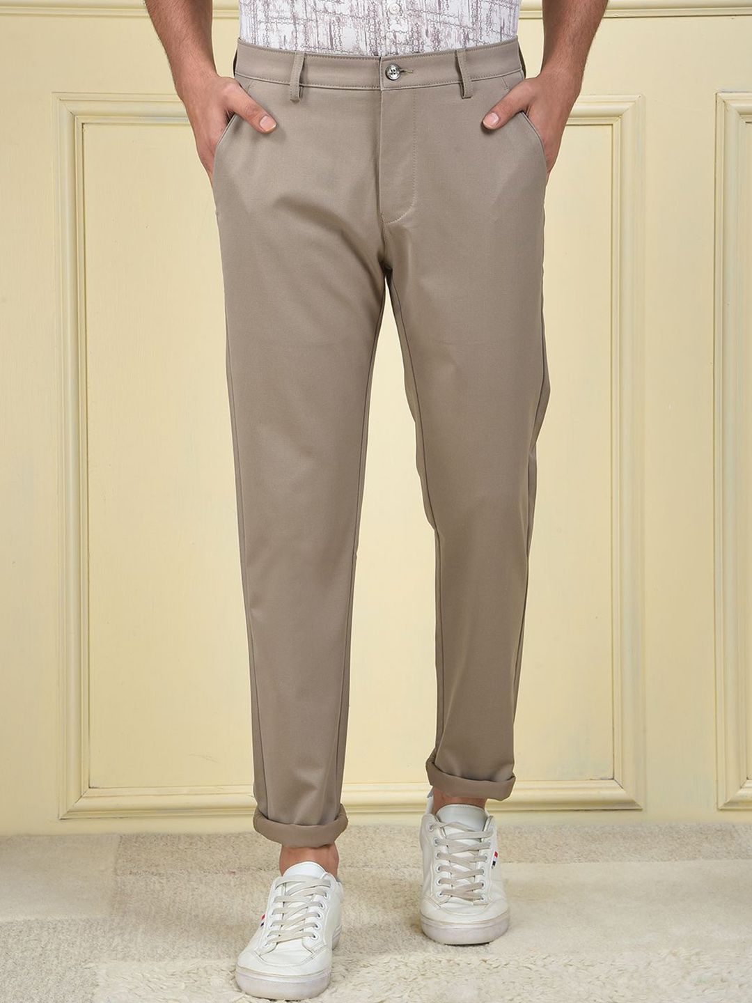 Crimsoune Club Men Slim Fit Chinos Trousers-picture-33