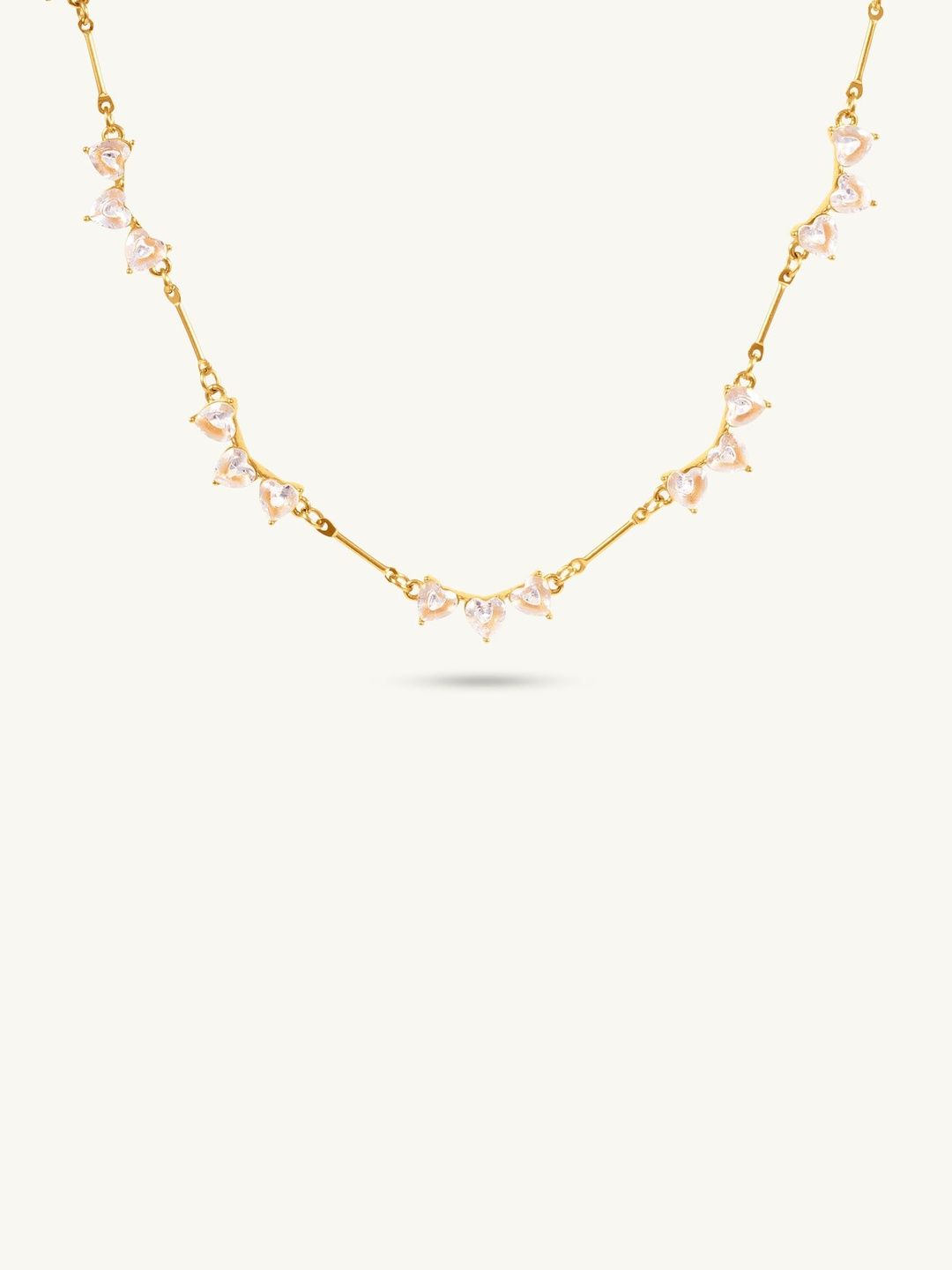 PALMONAS Gold-Plated Floral Beaded Waterproof & Anti-Tarnish Necklace-picture-33