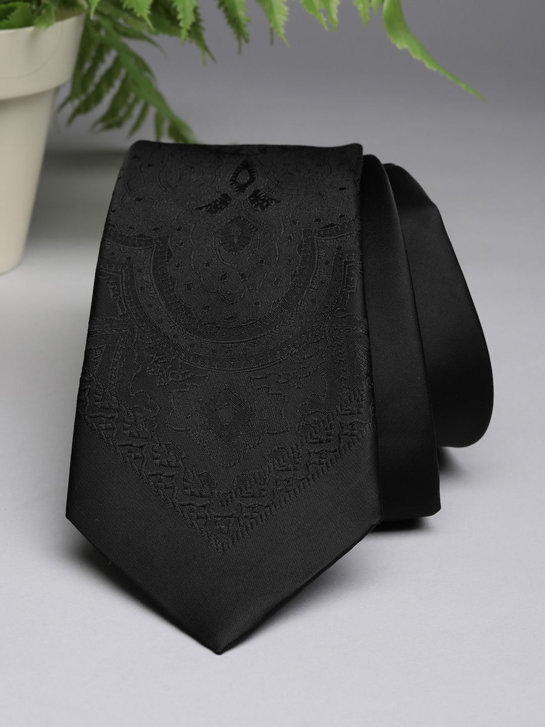 Van Heusen Men Textured Skinny Tie-image-39