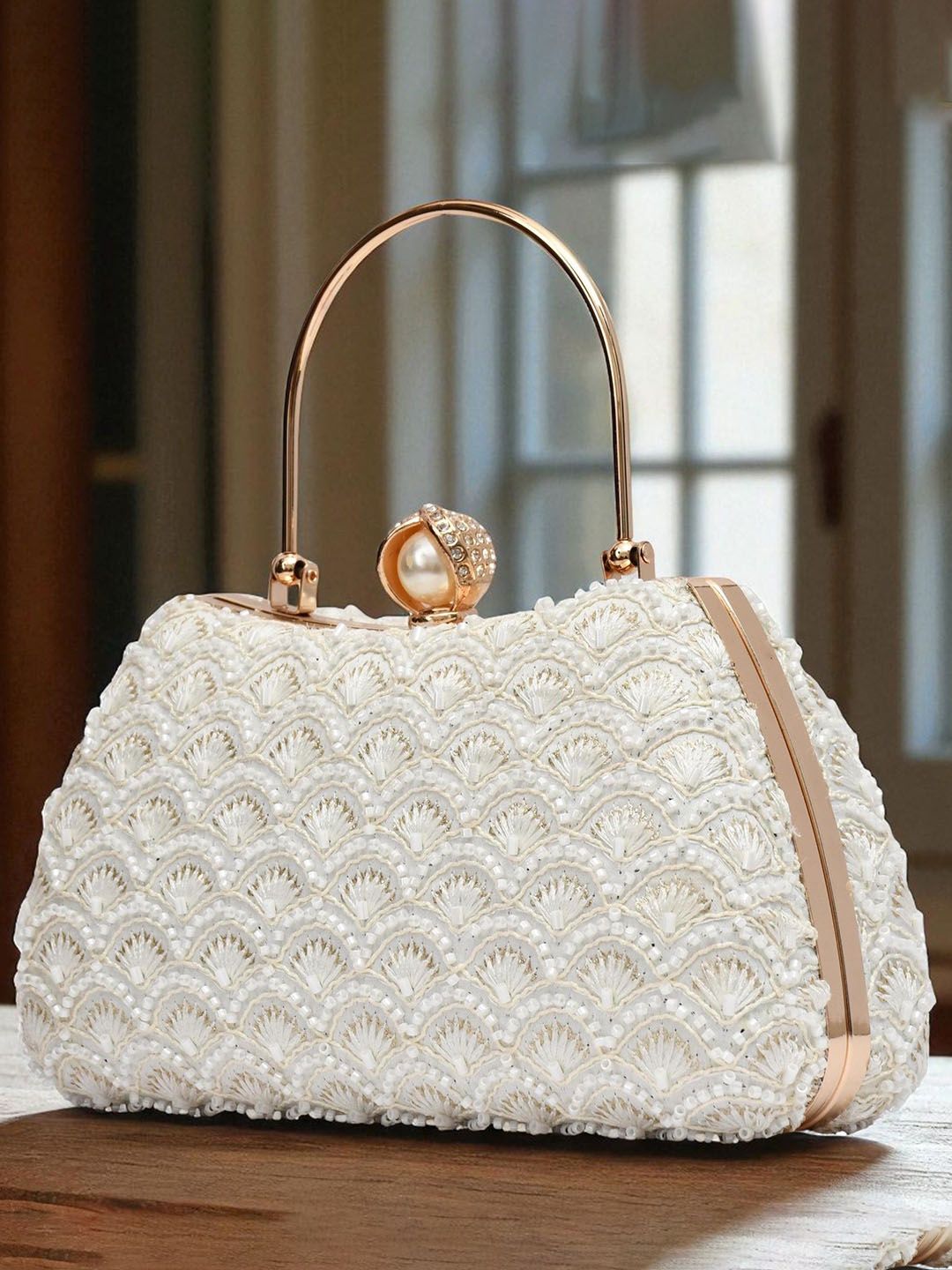 FOR THE BEAUTIFUL YOU Embellished Box Clutch-picture-41