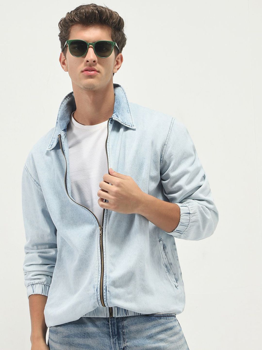 Urbano Fashion Washed Denim Jacket-picture-48