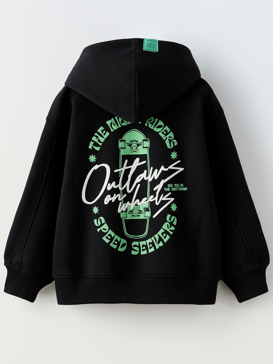 Alan Jones Boys Printed Hooded Sweatshirt-image-44