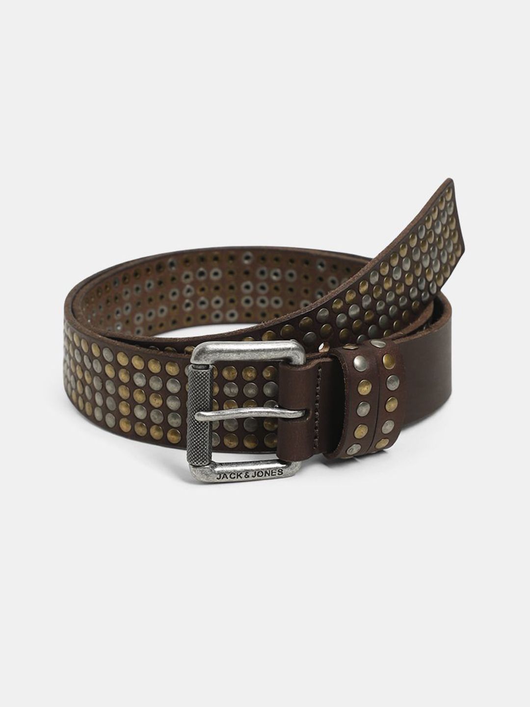 Jack & Jones Men Embellished Leather Belt-picture-43