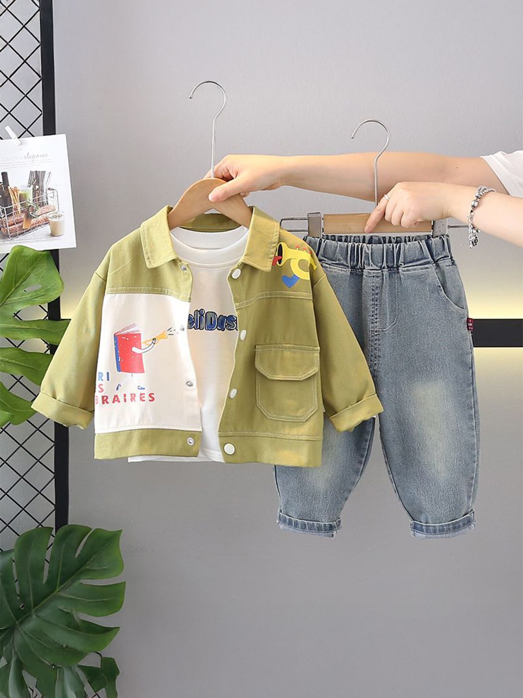 StyleCast x Revolte Boys Printed Long Sleeves T-shirt And Shirt With Trouser-picture-42