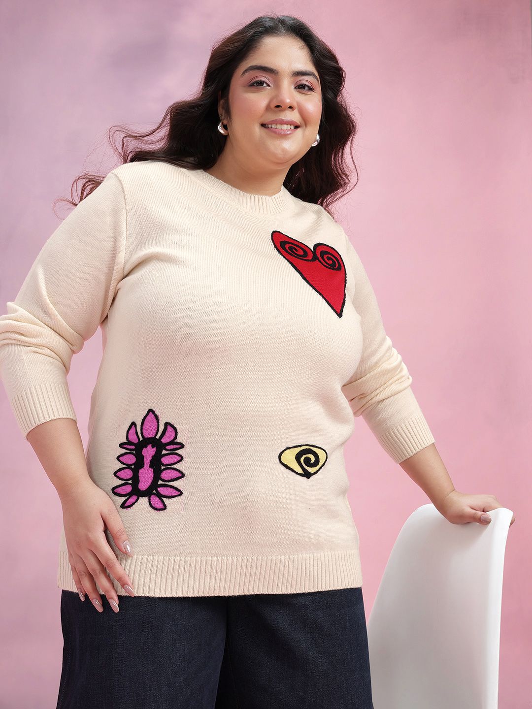 DressBerry Curve Conversational Print Pullover-picture-29