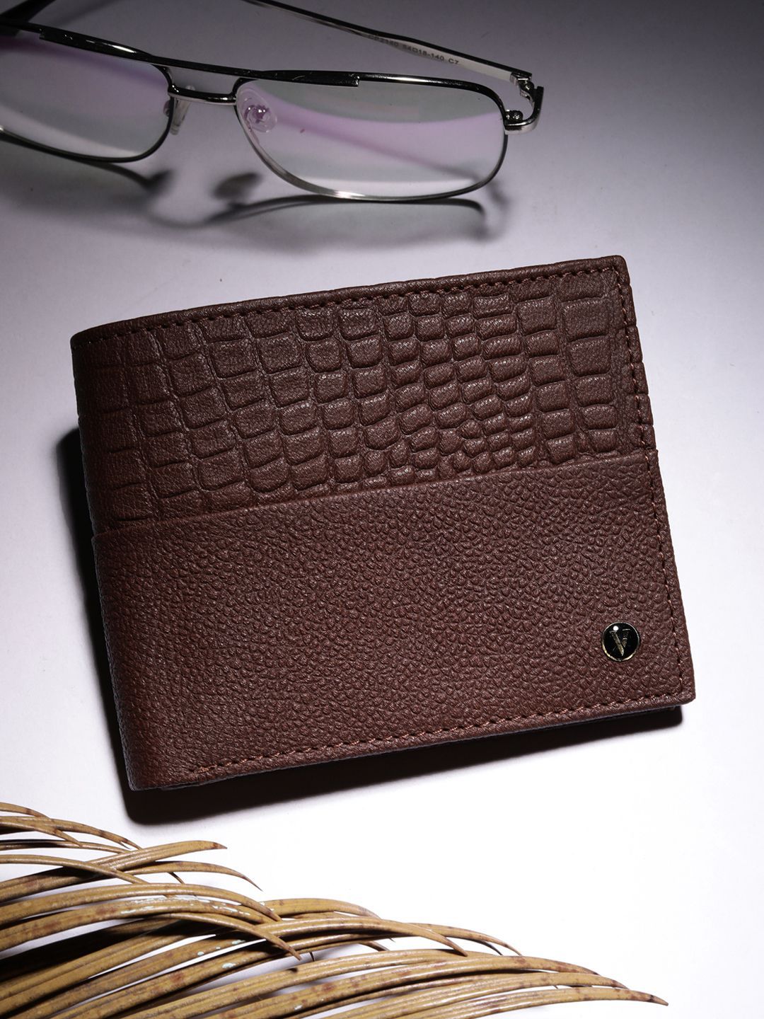 Van Heusen Men Textured Leather Two Fold Wallet-picture-40