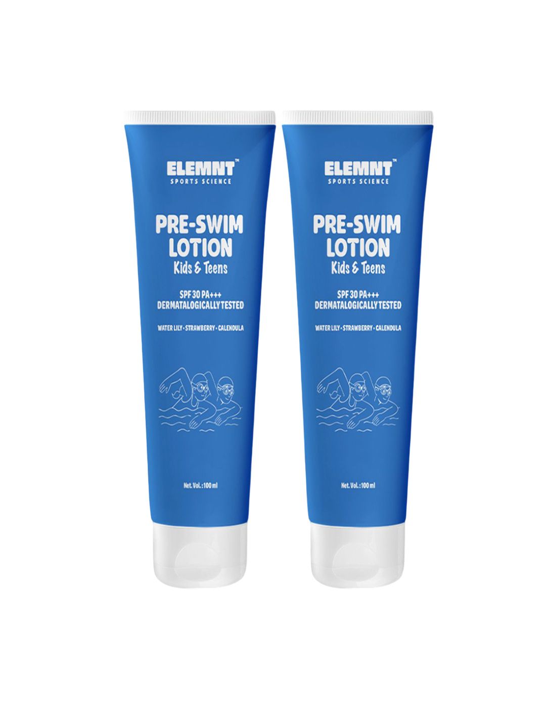 Elemnt Sports Science 2Pc Elemnt Pre Swim SPF30 Body Lotion For Kids & Teens - 100 ml Each-image-49