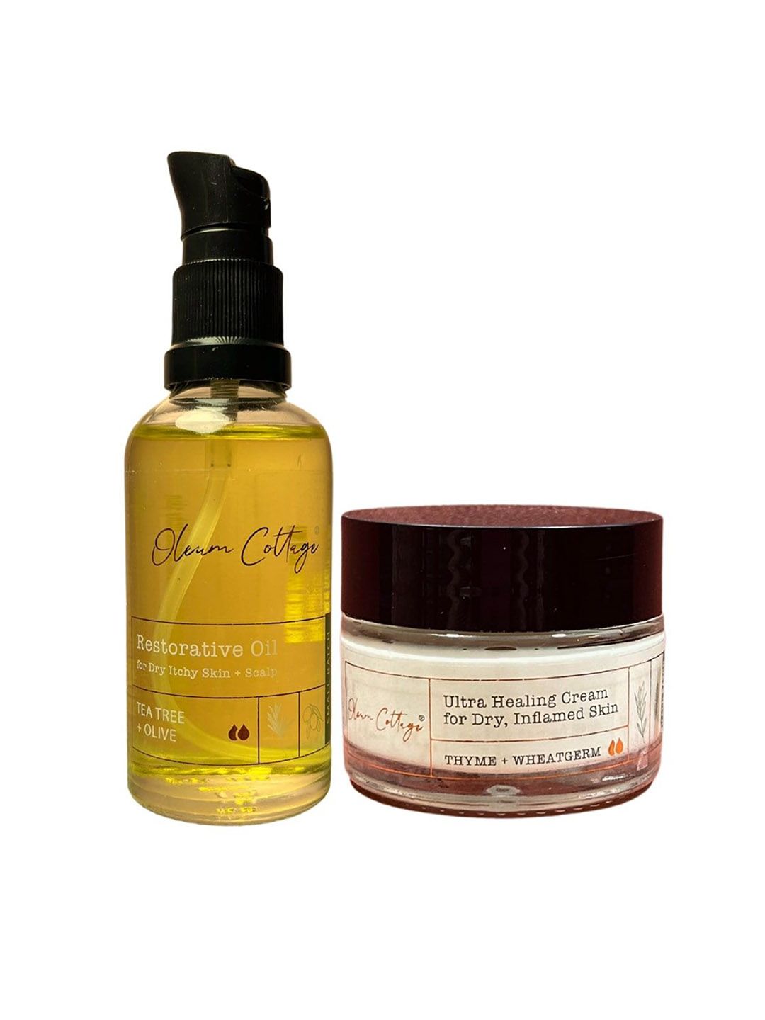 Oleum Cottage Set Of 2 Restorative Oil & Ultra Healing Cream-image-45