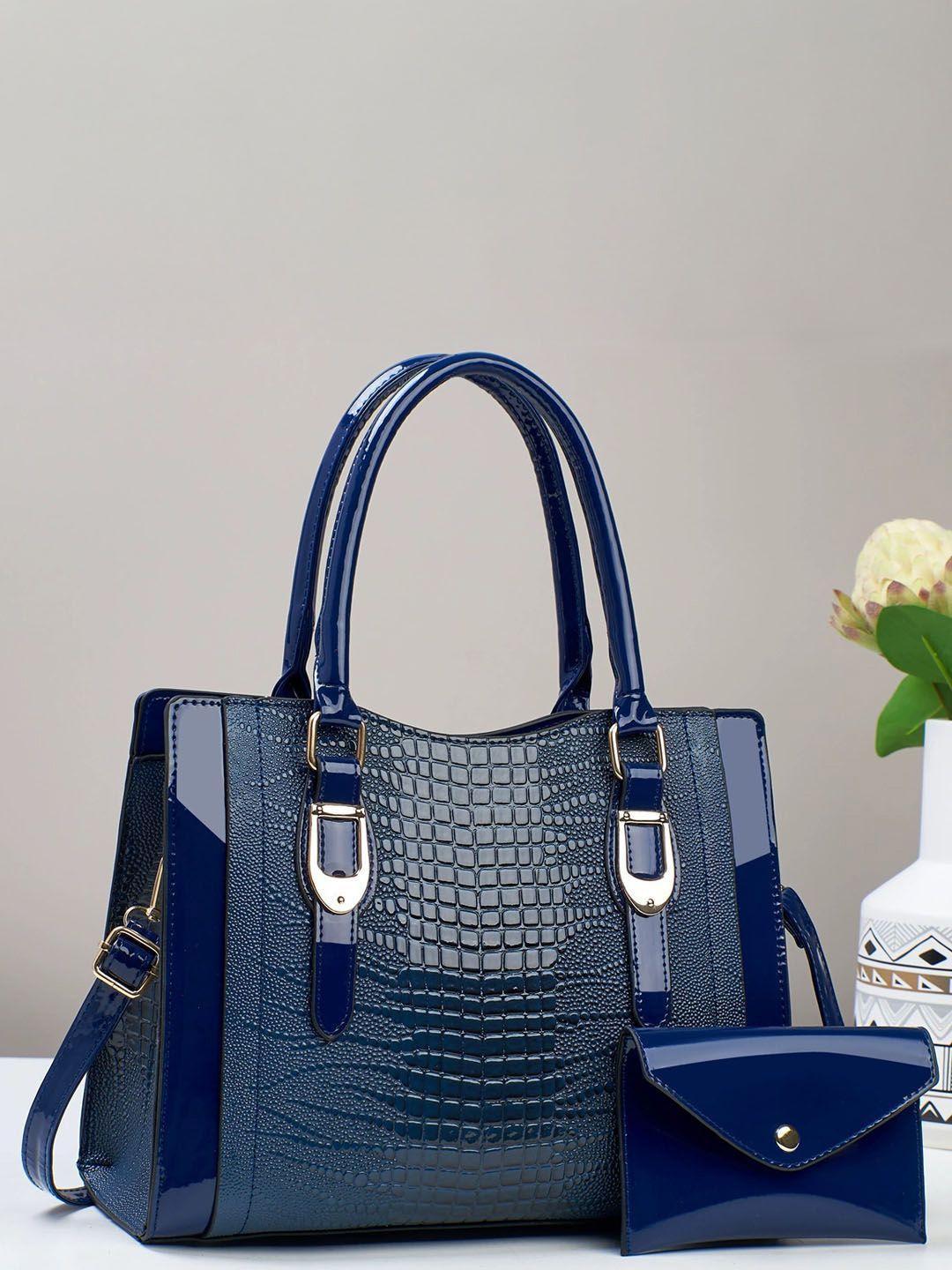 StyleCast Women Geometric Textured Handheld Bag-picture-16