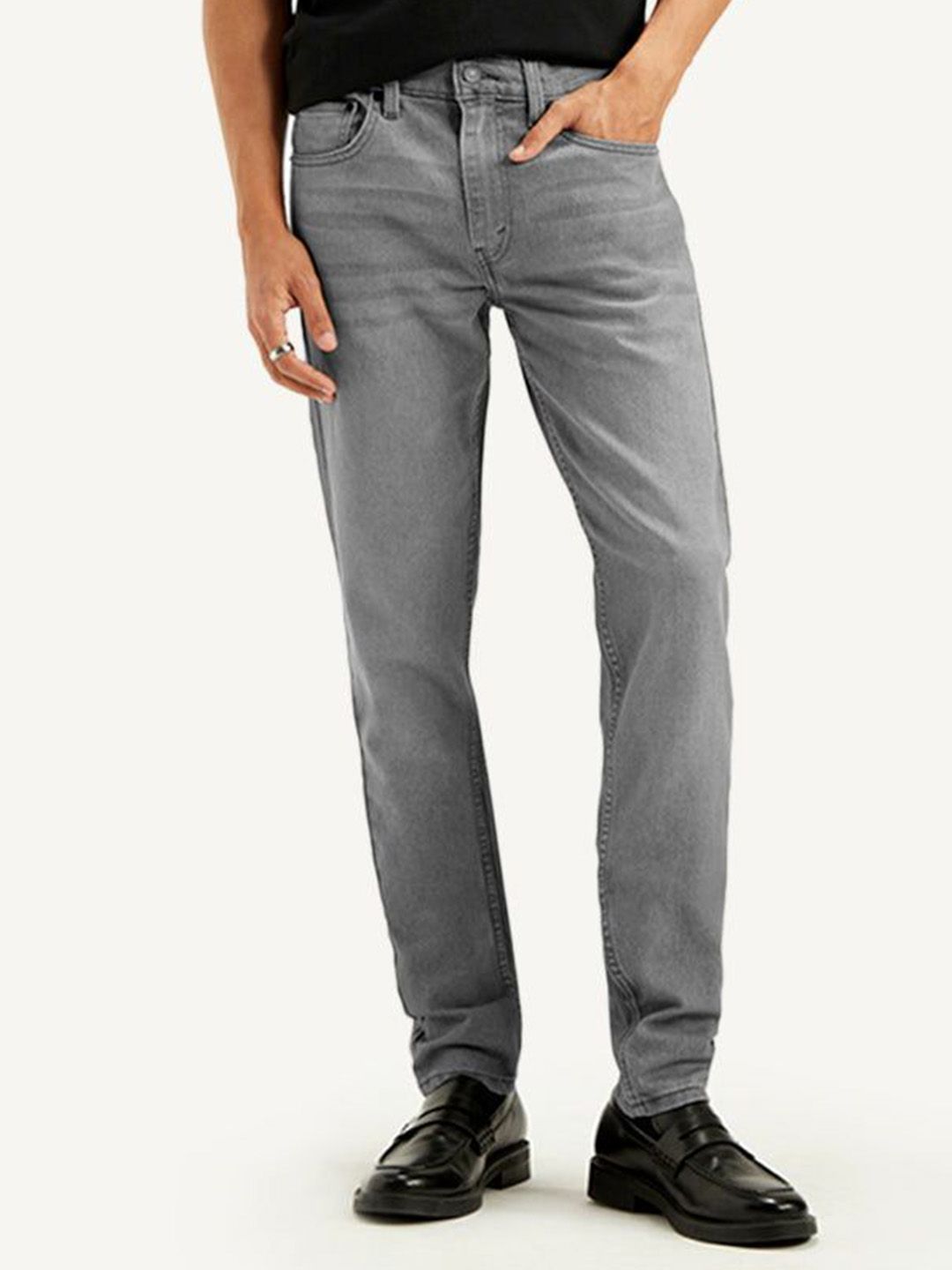Levis Men Classic Tapered Fit Mid-Rise Stretchable Jeans-picture-44