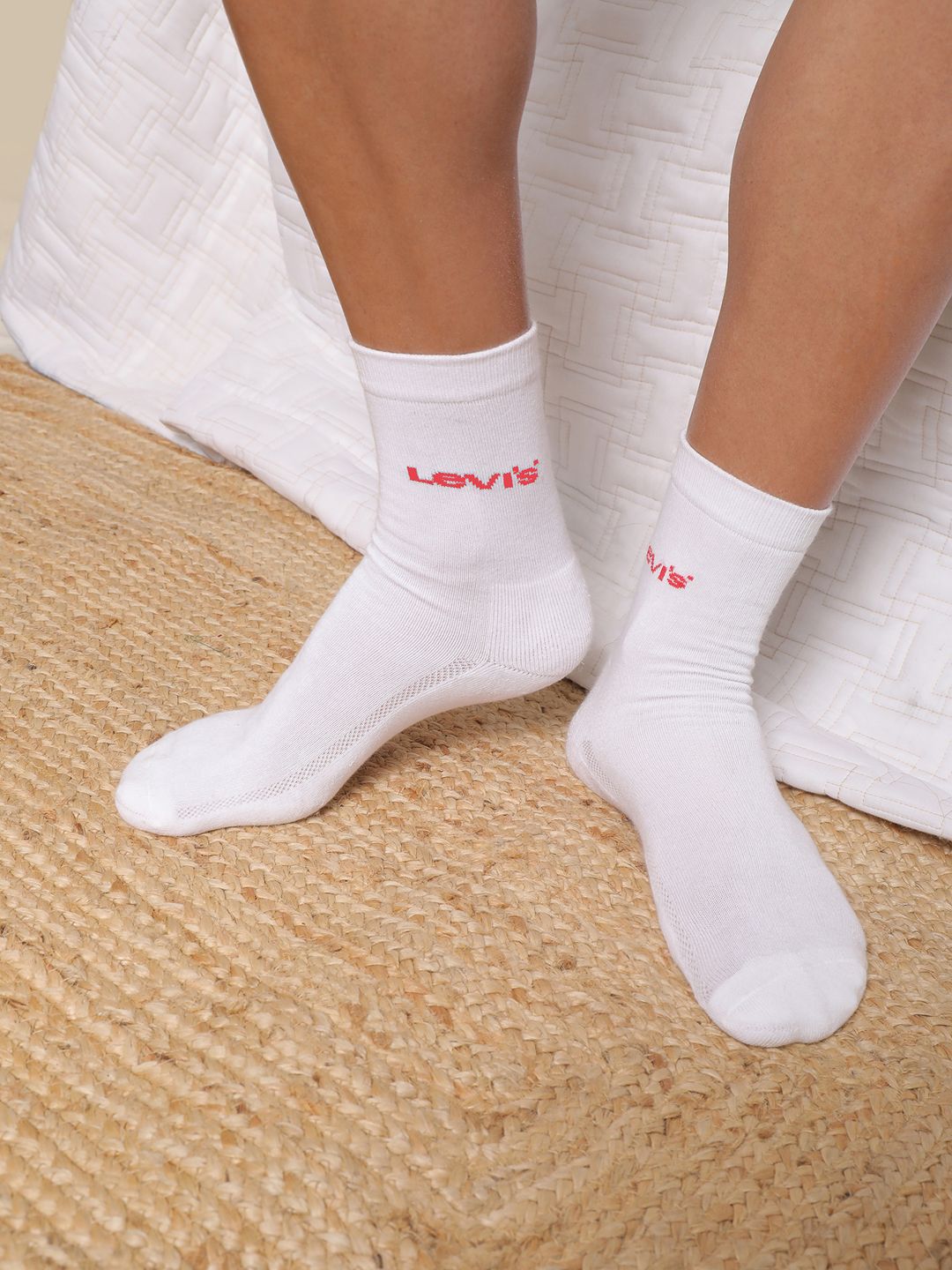 Levis Men Pack Of 3 Cotton Stretch Calf Length Socks With Cushioned Sole-image-44