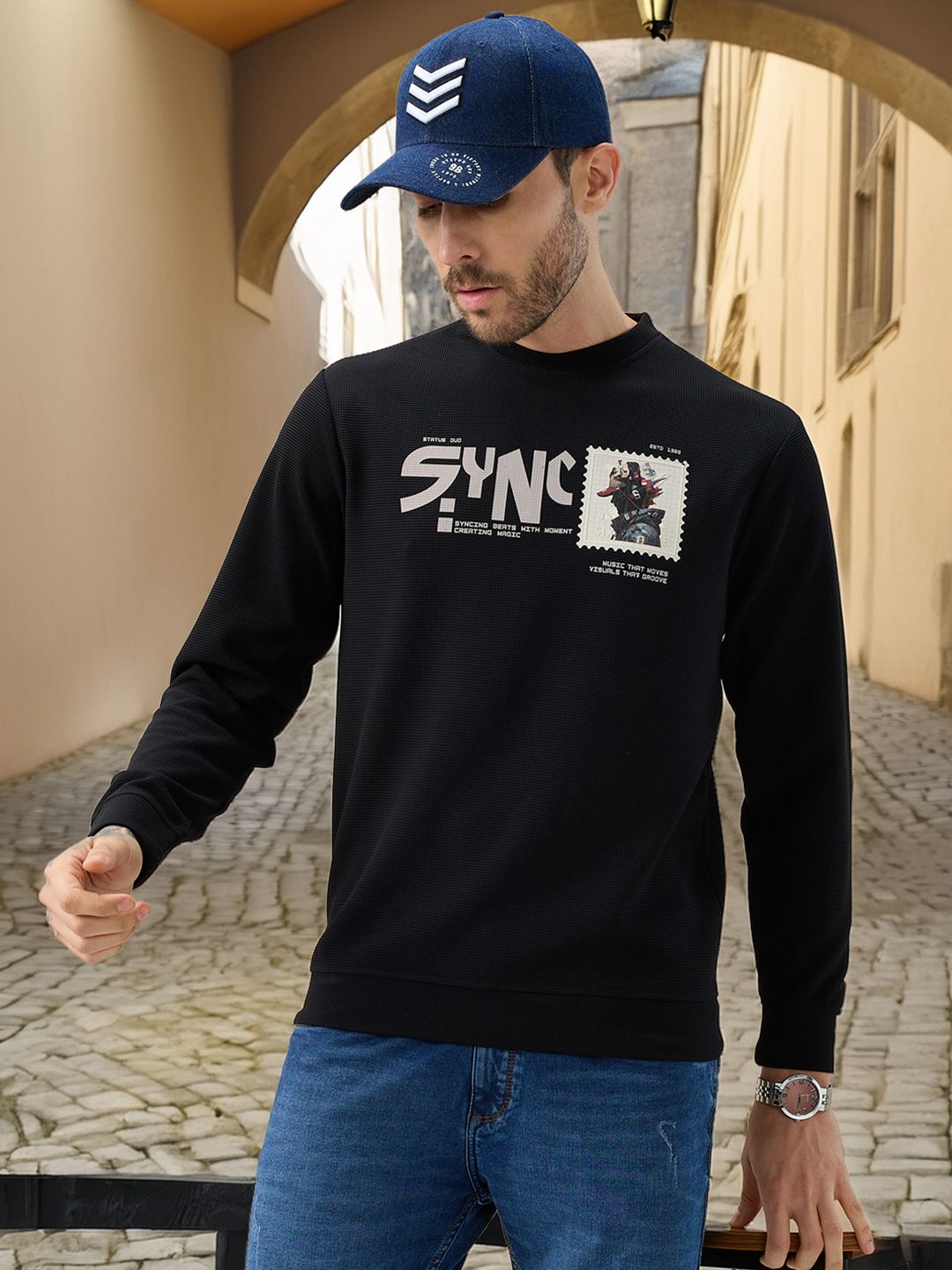 Status Quo Men Graphic Printed Sweatshirt-image-28