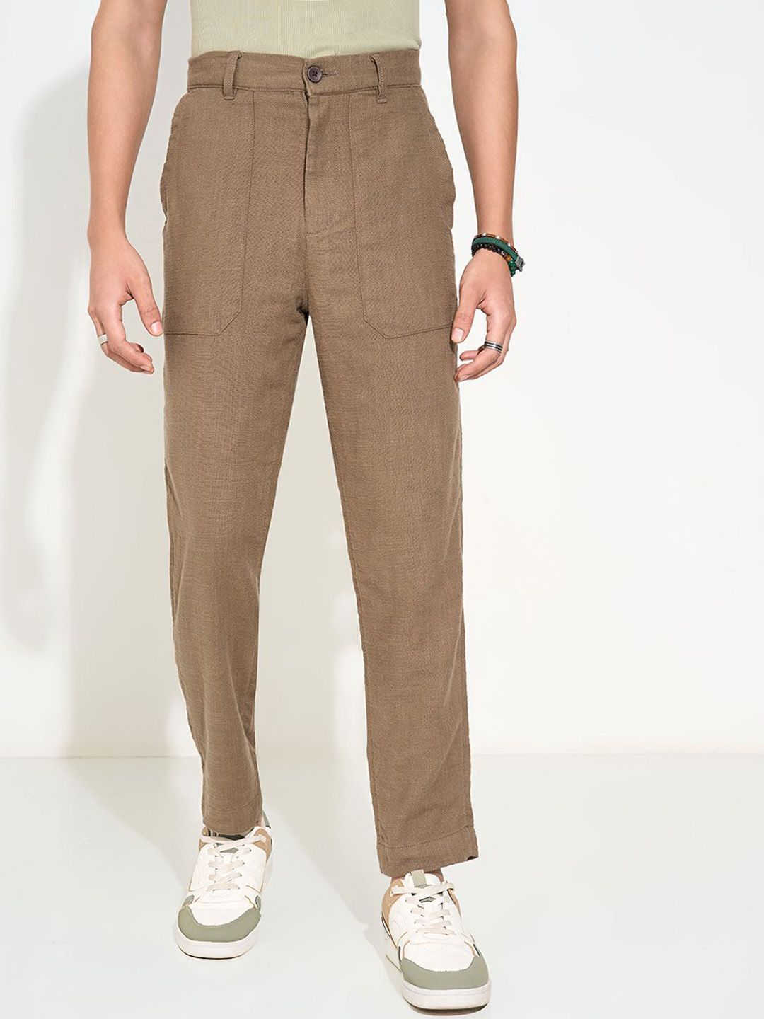 7 Alt by Pantaloons Men Slim Fit Trousers-picture-27