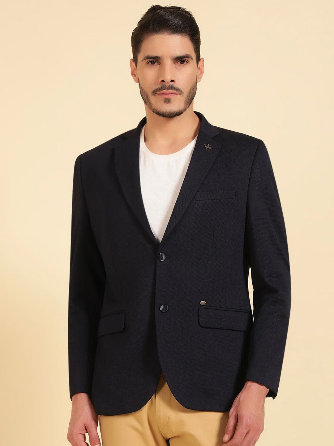 Cantabil Notched Lapel Single-Breasted Blazer-picture-44