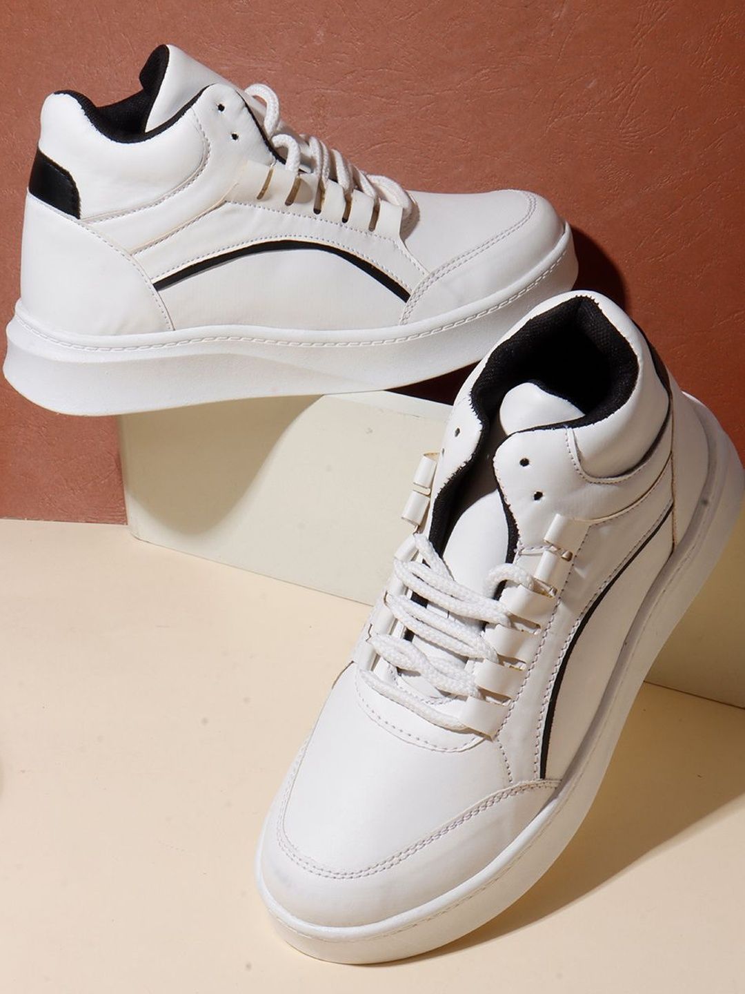 Kook N Keech Women Lace-Ups Round Toe Sneakers-picture-18