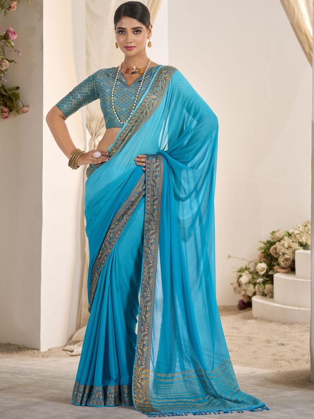 HERE&NOW Woven Design Saree-picture-32