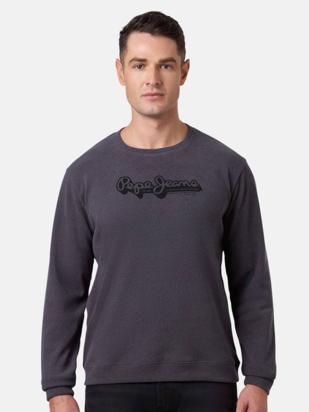 Pepe Jeans Men Graphic Printed Pullover Sweatshirt-picture-12