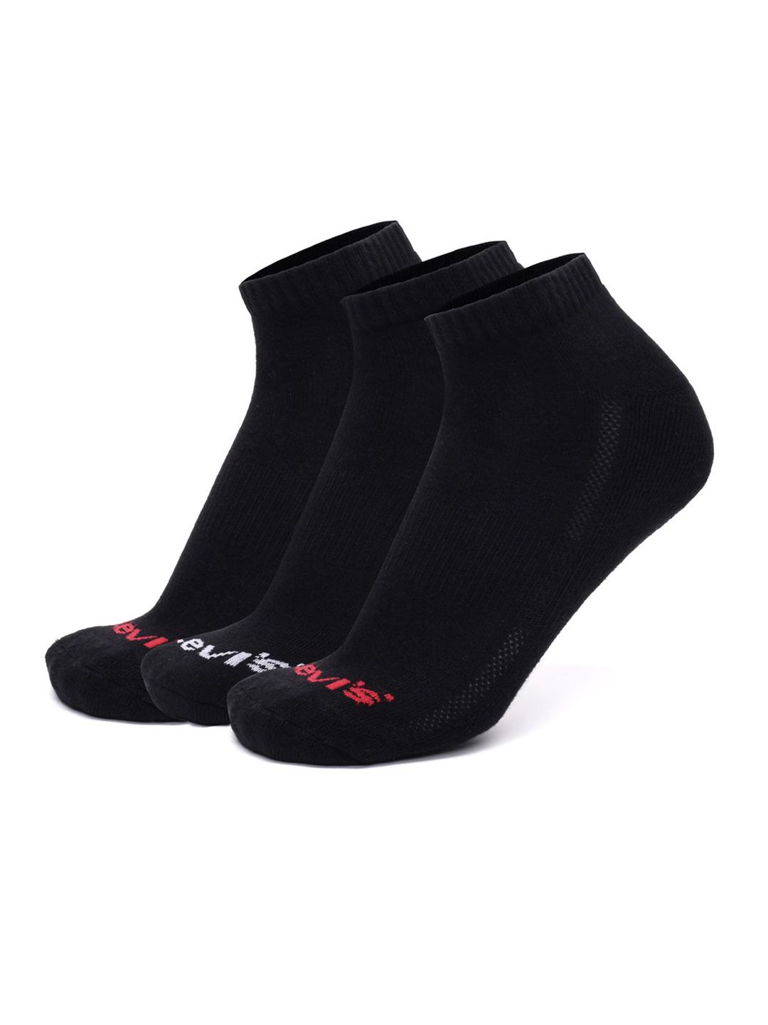 Levis Men Pack Of 3 Cotton Stretch Ankle Length Socks With Cushioned Sole-image-21