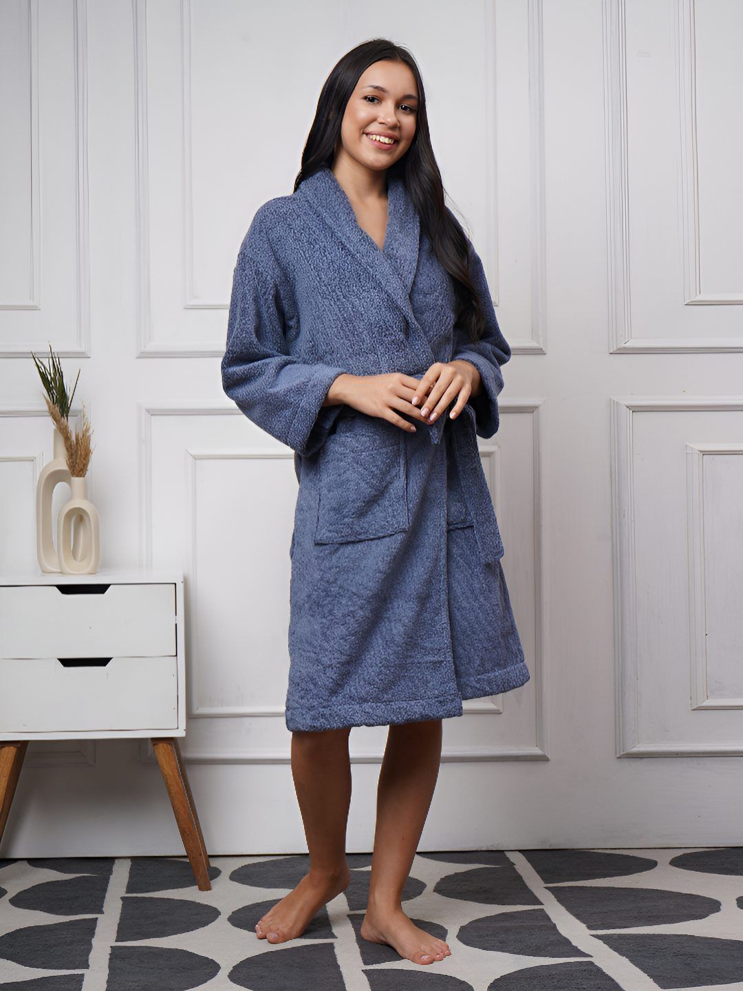 Creeva Cotton Bath Robe and Wraps-image-29