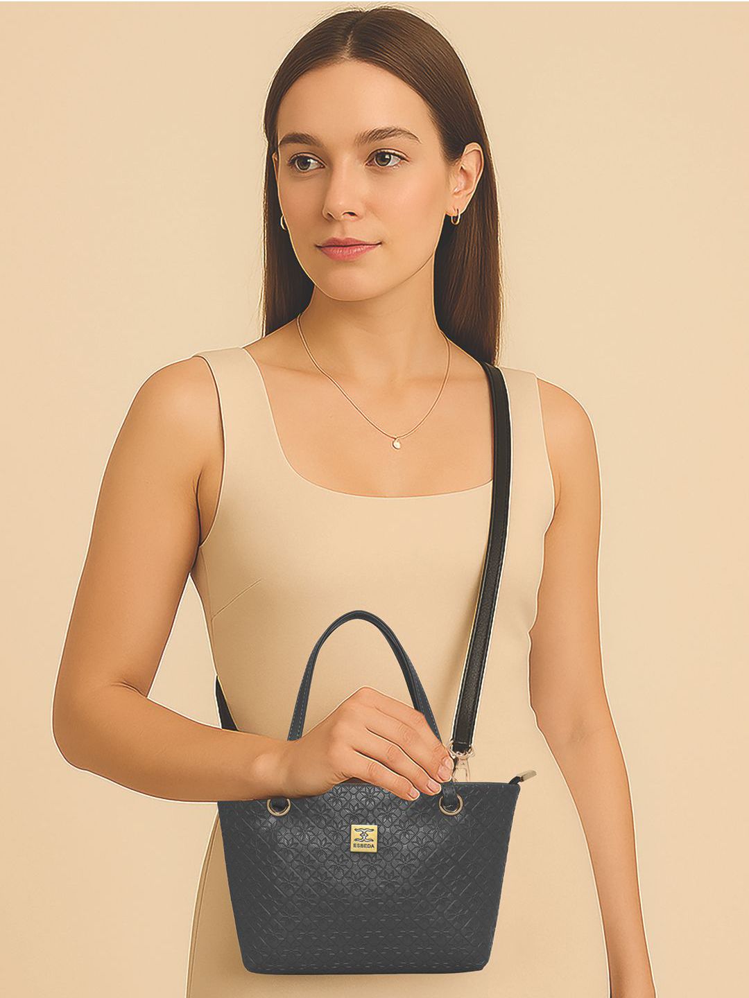 ESBEDA Shopper Handheld Bag With Quilted-picture-38