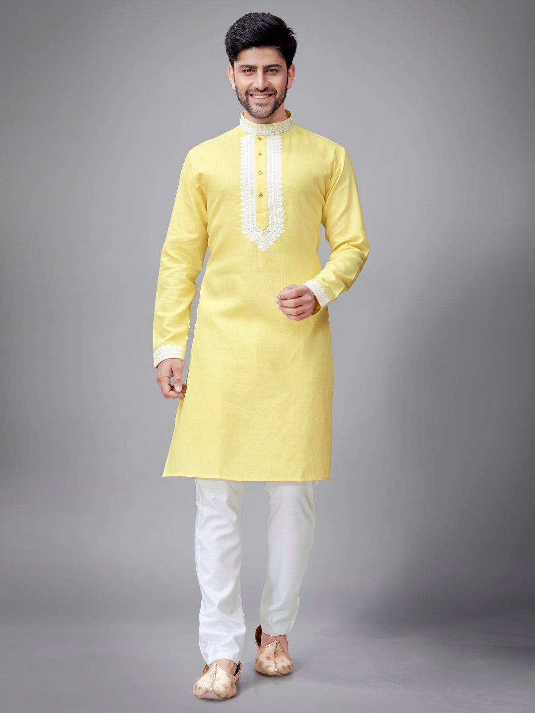 JUGG JUGG JEEYO Men Embroidered Kurta-picture-15