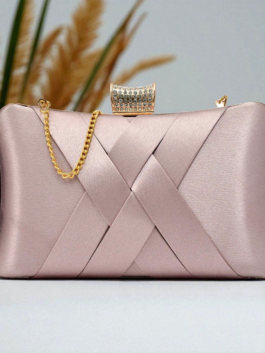 FOR THE BEAUTIFUL YOU Embellished Box Clutch-picture-26