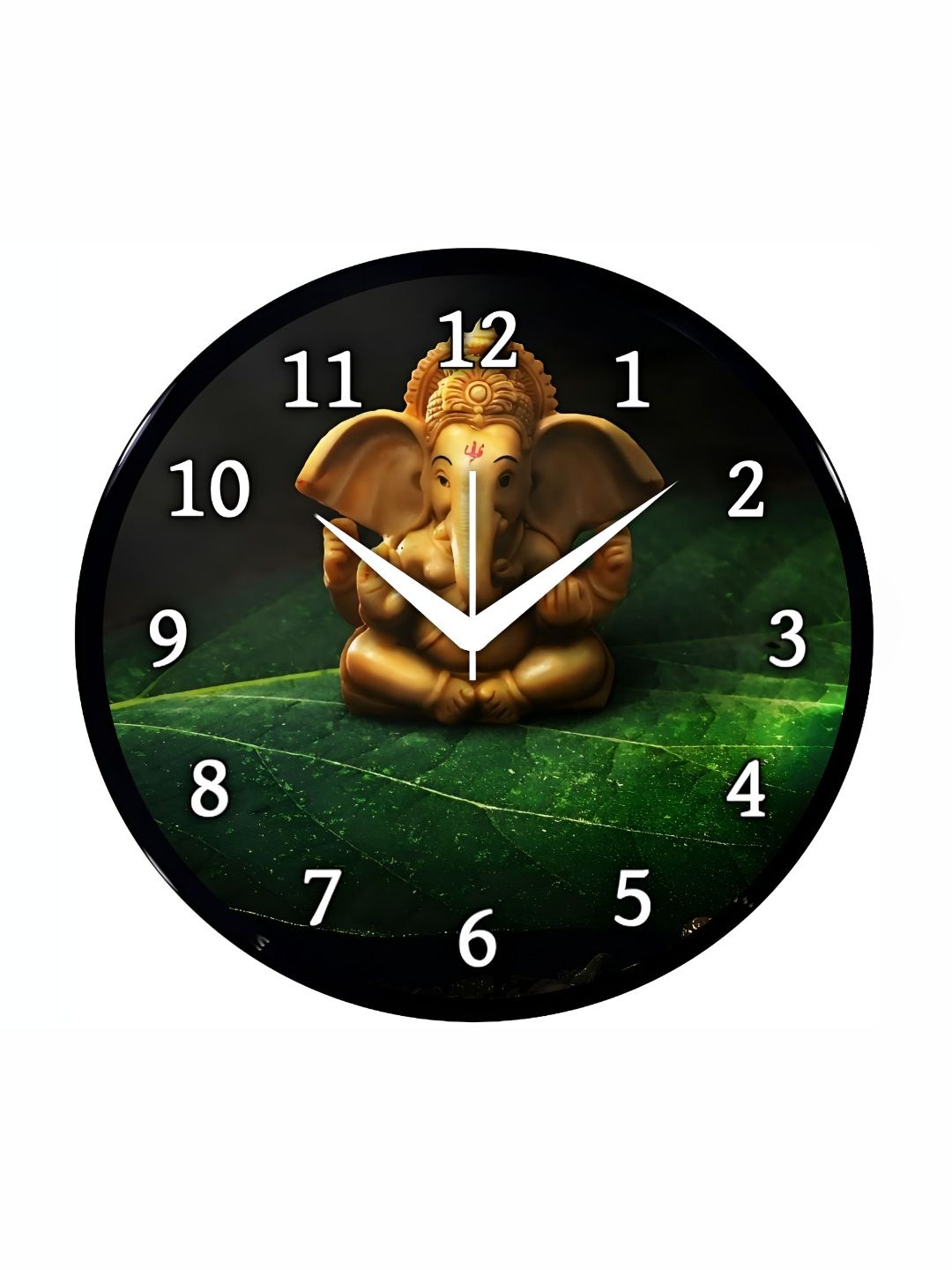 Babawill Green & Black Printed Wall Clock-image-30