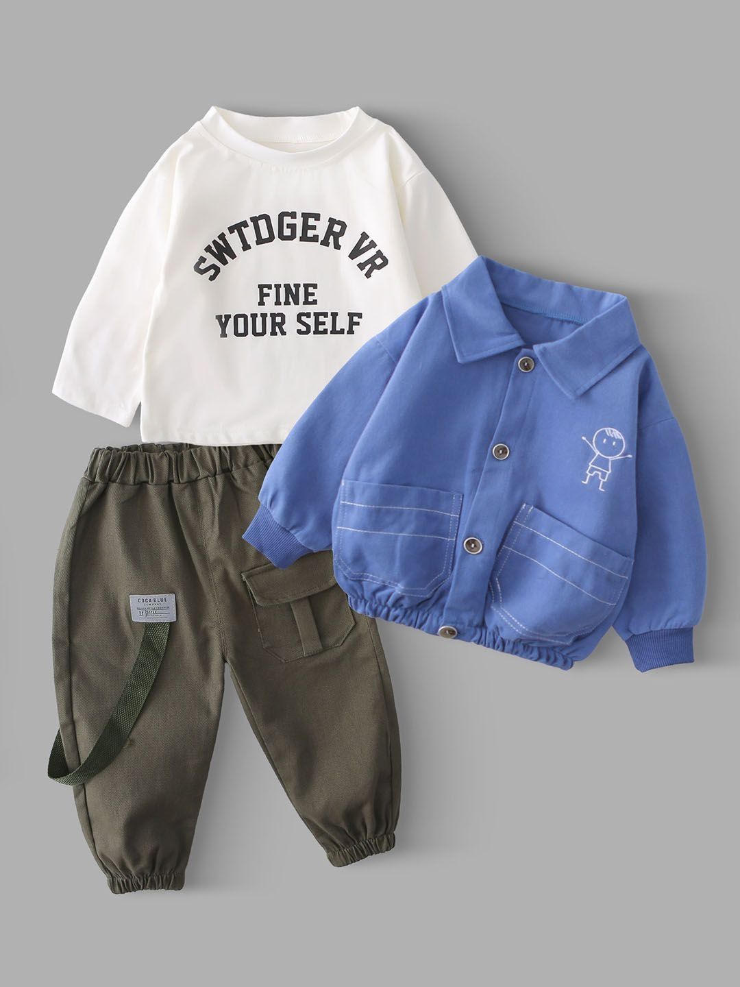 Hopscotch Boys Cotton Blend Printed Clothing Set-picture-38
