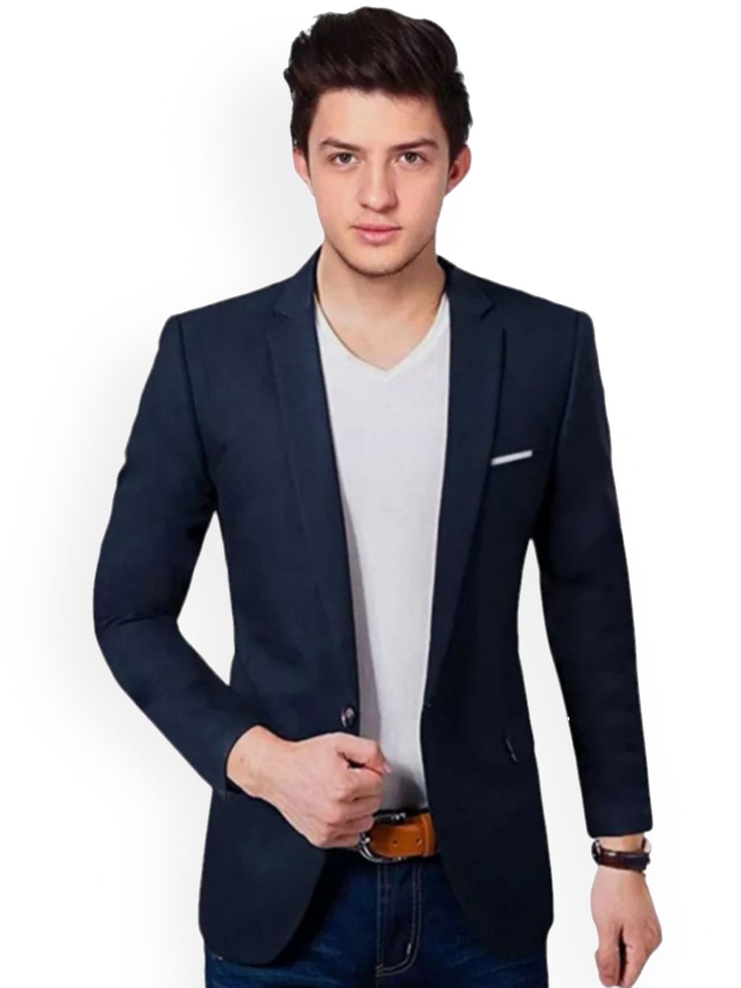 MEN BAZAR in Slim-Fit Single-Breasted Blazer-picture-14