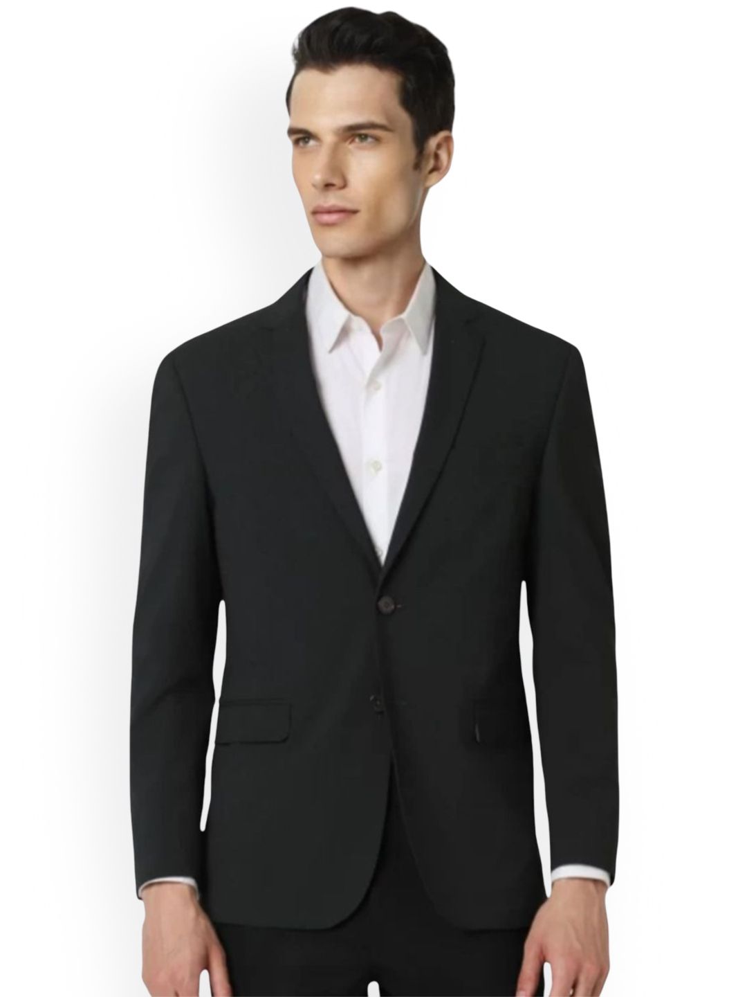 SOFTINO Single Breasted Slim Fit Formal Blazers-picture-13