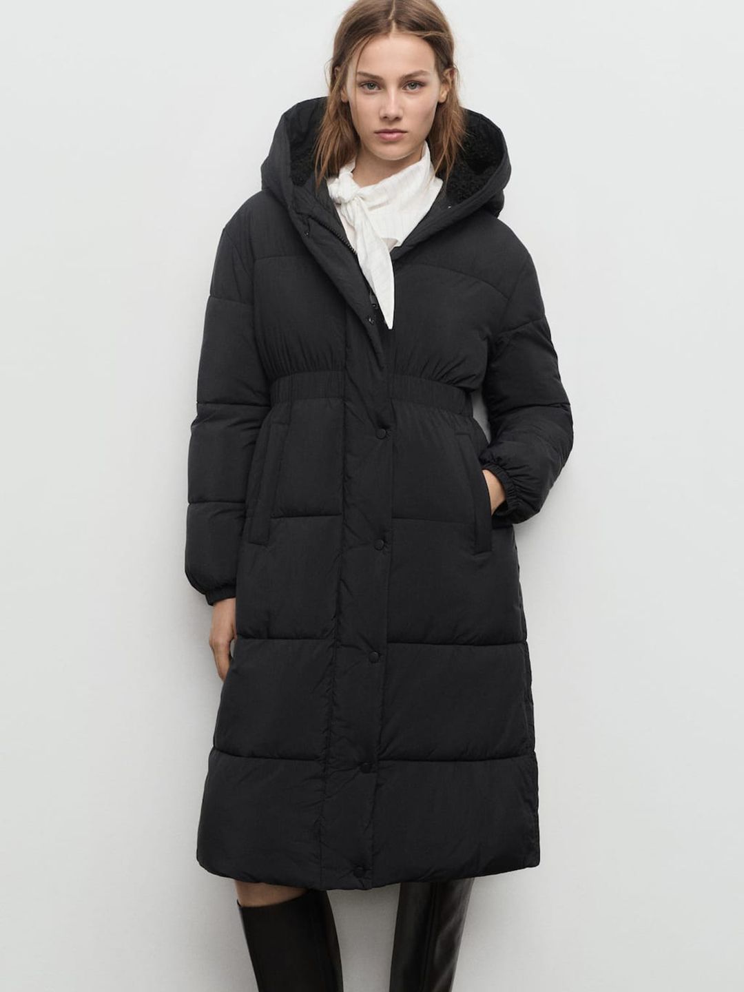 MANGO Hooded Longline Puffer Jacket-picture-17