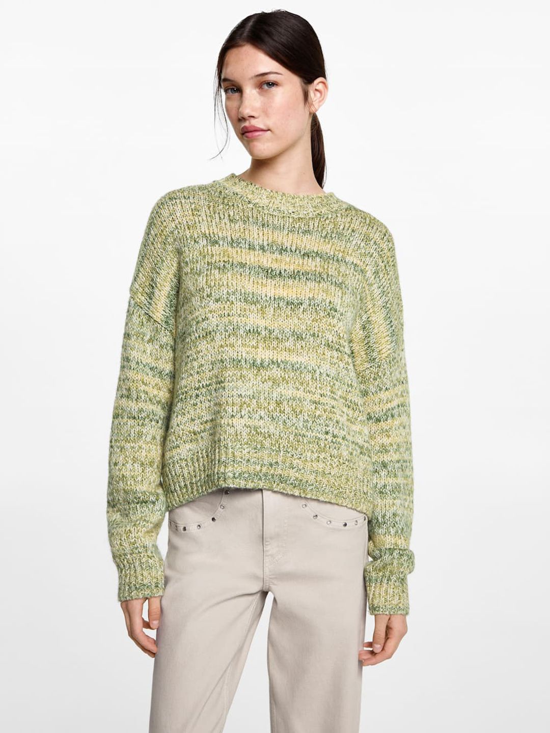 MANGO Round Neck Ribbed Pullover-picture-26