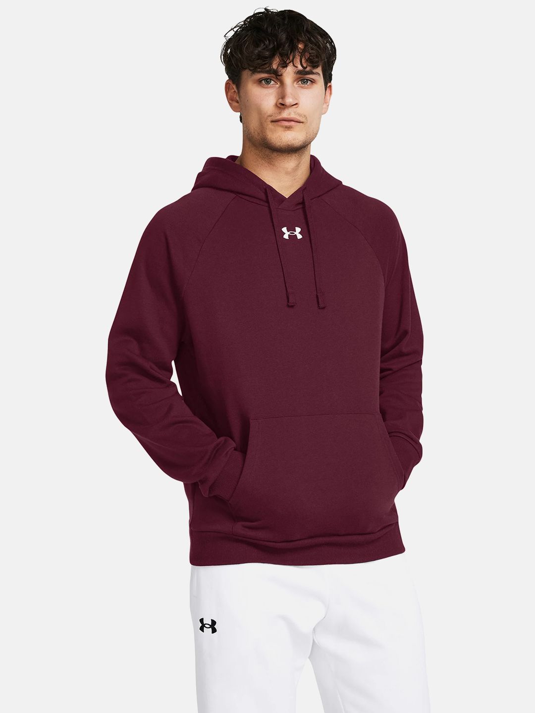 UNDER ARMOUR Raglan Sleeves Hooded Pullover Sweatshirt-picture-18